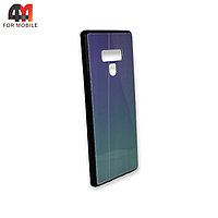 Чехол Samsung Note 9 пластиковый, хамелеон, темно-синего цвета
