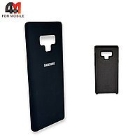 Чехол Samsung Note 9 силиконовый, Silicone Case, черного цвета