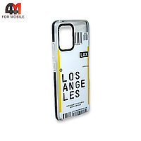 Чехол для Samsung S10 Lite/A91/M80s силиконовый с рисунком, билет Los Angeles