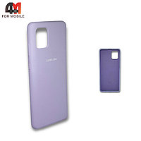 Чехол для Samsung S10 Lite/A91/M80s силиконовый, Silicone Case, лавандового цвета