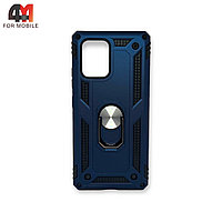 Чехол для Samsung S10 Lite/A91/M80s силиконовый, противоударный, синего цвета, Case