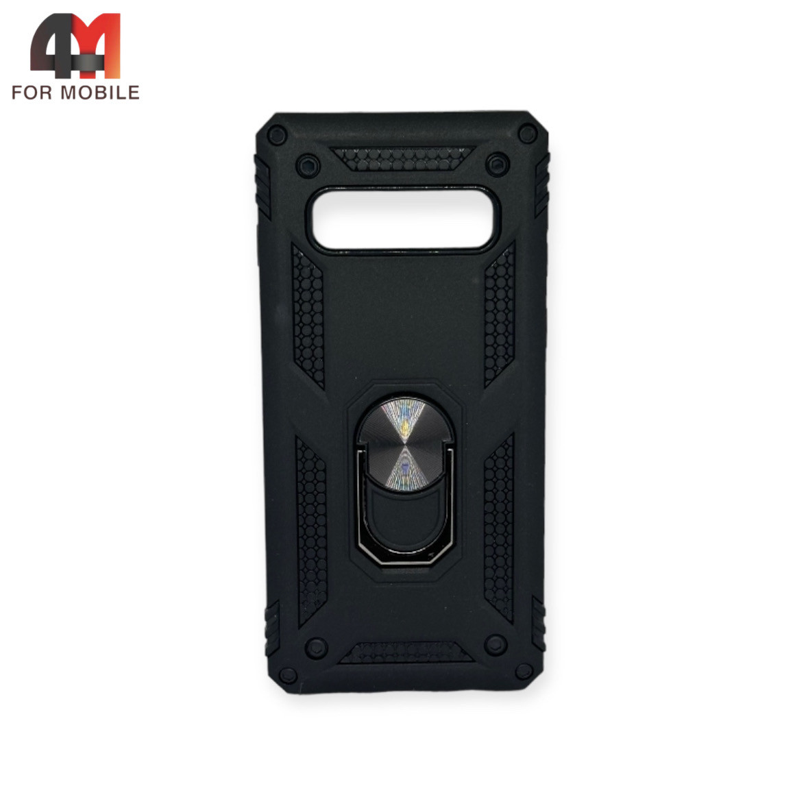 Чехол Samsung S10 силиконовый, противоударный, черного цвета, Case - фото 1 - id-p226620074