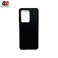 Чехол Samsung S20 Ultra/S11 Plus силиконовый, матовый, черного цвета