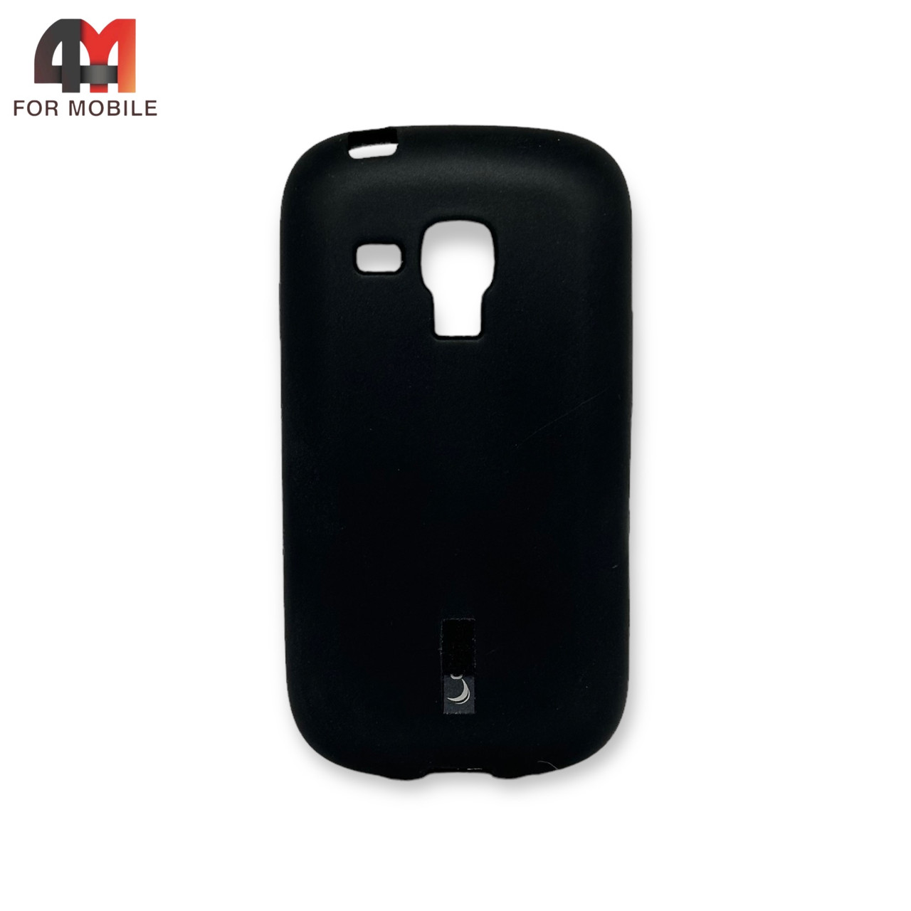 Чехол для Samsung S3 mini/I8190 силиконовый, матовый, черного цвета, Cherry - фото 1 - id-p226622622
