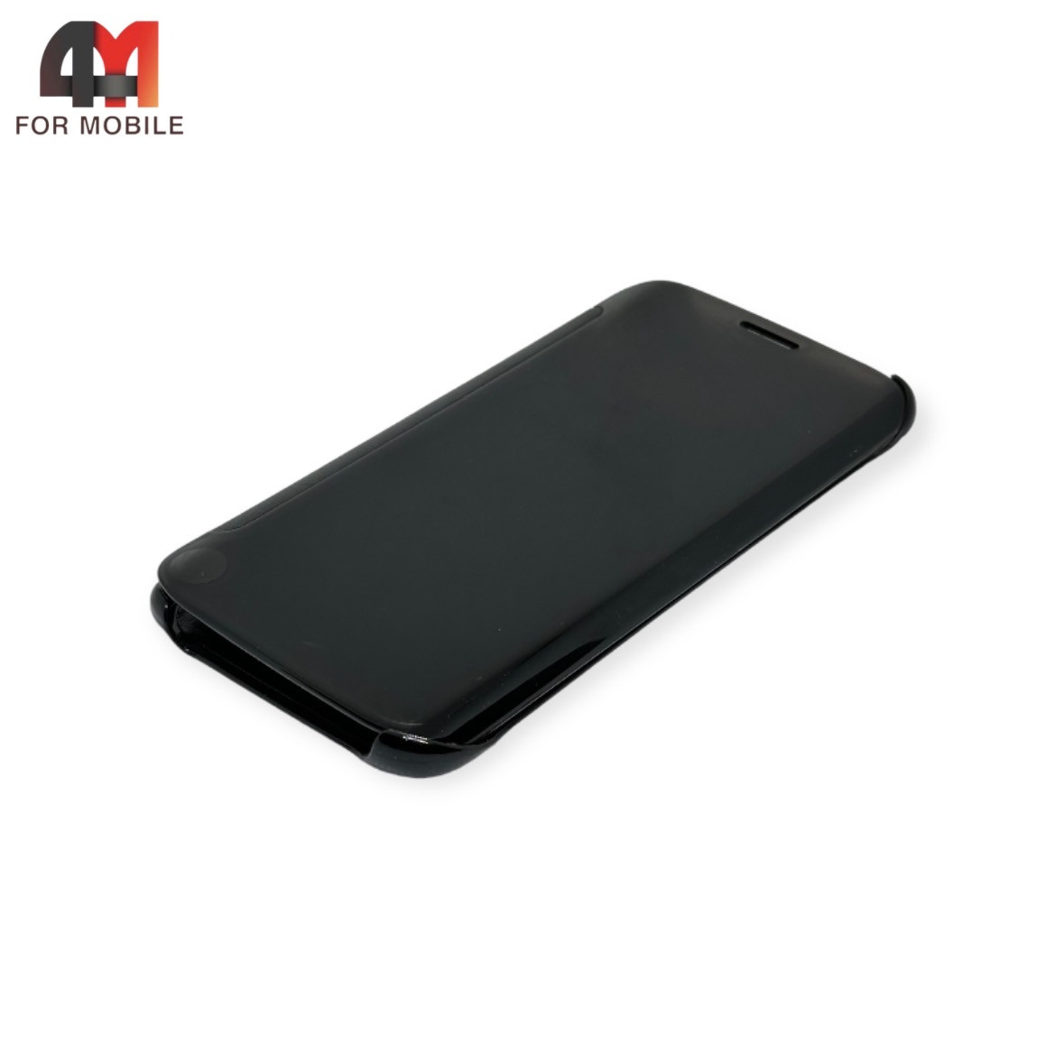 Чехол-книга для Samsung S6 Edge clear view cover, черного цвета - фото 1 - id-p226622379