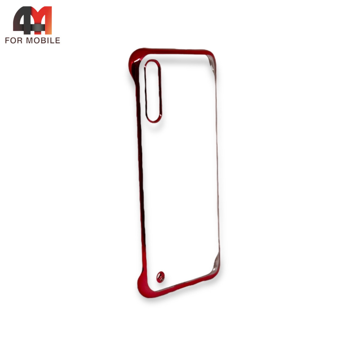 Чехол для Samsung A50/A30s/A50s пластиковый с красным ободком, Case - фото 1 - id-p226620876