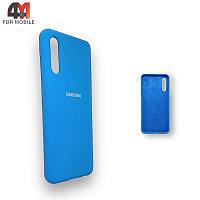 Чехол для телефона Samsung A50/A30s/A50s Silicone Case, голубого цвета