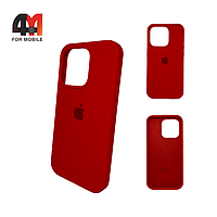 Чехол Iphone 15 Pro Silicone Case, 14 красного цвета