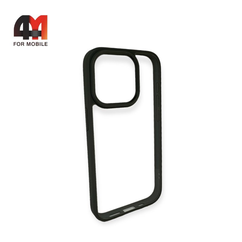 Чехол Iphone 15 Pro пластиковый, серого цвета, Ipaky - фото 1 - id-p226618739