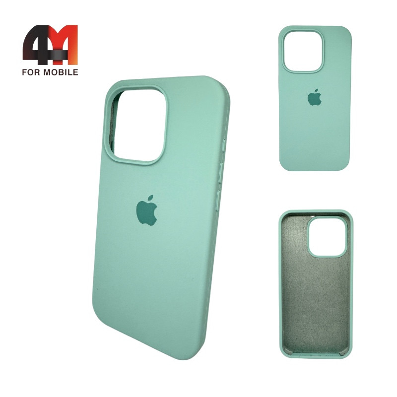 Чехол Iphone 15 Pro Silicone Case, 73 цвет магия мяты - фото 1 - id-p226618887