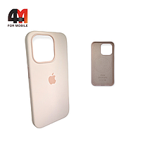 Чехол Iphone 15 Pro Silicone Case Premium + MagSafe, Light Pink