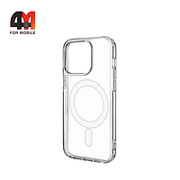 Чехол Iphone 14 пластиковый, Clear Case+MagSafe, прозрачный