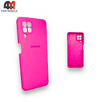 Чехол для Samsung A22 4G/M22/M32 Silicone Case, ярко-розового цвета