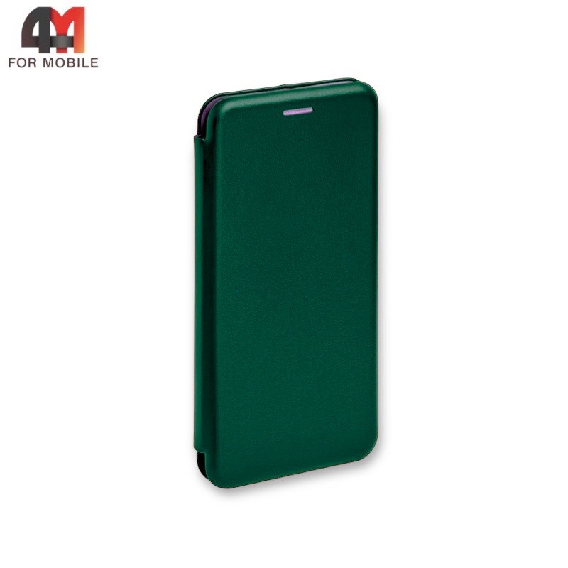 Чехол книга для телефона Samsung A22 4G/M22/M32 зеленого цвета - фото 1 - id-p226617671