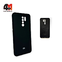 Чехол Xiaomi Redmi 9/Poco M2 Silicone Case, черного цвета