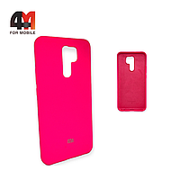 Чехол Xiaomi Redmi 9/Poco M2 Silicone Case, ярко-розового цвета