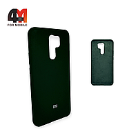 Чехол Xiaomi Redmi 9/Poco M2 Silicone Case, темно-зеленого цвета