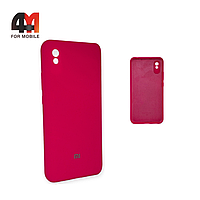 Чехол Xiaomi Redmi 9A Silicone Case, ярко-розового цвета