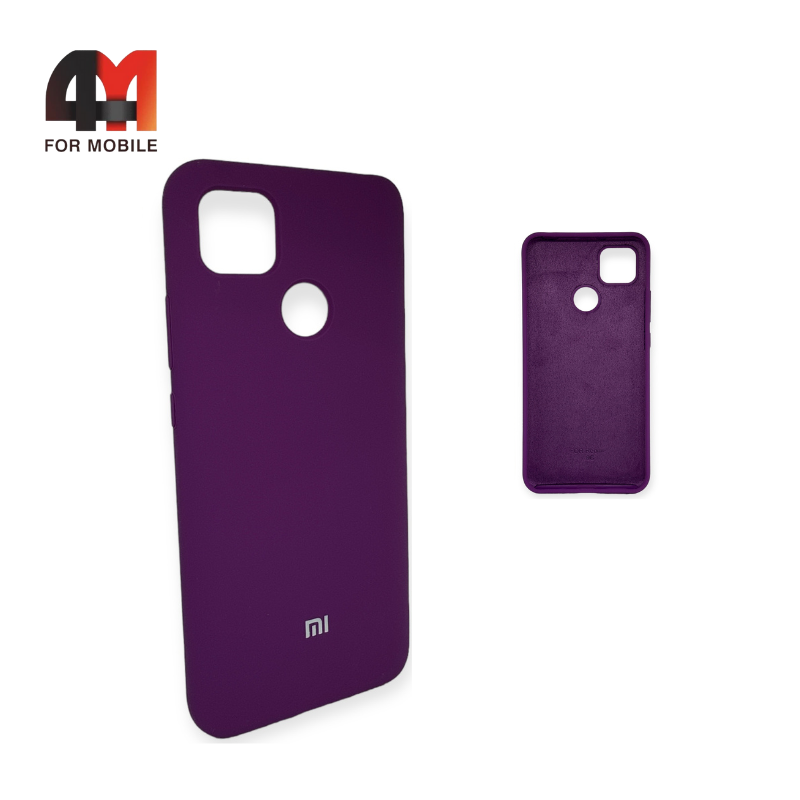 Чехол Xiaomi Redmi 9C/Redmi 10A Silicone Case, фиолетового цвета - фото 1 - id-p226622275