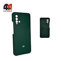 Чехол Xiaomi Redmi 9T Silicone Case, темно-зеленого цвета