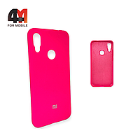 Чехол Xiaomi Redmi Note 7/Note 7 Pro Silicone Case, ярко-розового цвета