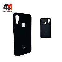 Чехол Xiaomi Redmi Note 7/Note 7 Pro Silicone Case, черного цвета