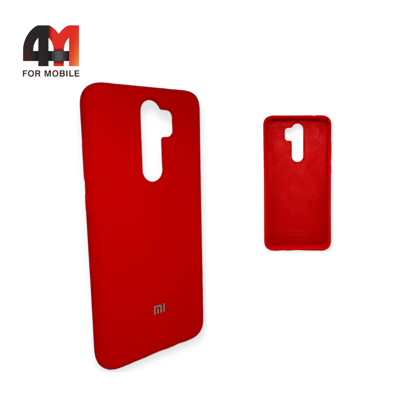 Чехол Xiaomi Redmi Note 8 Pro Silicone Case, красного цвета - фото 1 - id-p226617505