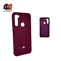 Чехол Xiaomi Redmi Note 8T Silicone Case, цвет марсала