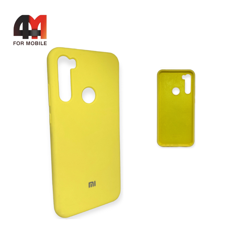 Чехол Xiaomi Redmi Note 8T Silicone Case, желтого цвета - фото 1 - id-p226625036