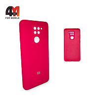 Чехол Xiaomi Redmi Note 9/Redmi 10X Silicone Case, ярко-розового цвета