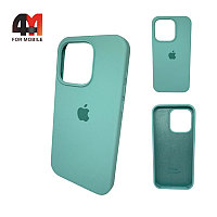 Чехол Iphone 15 Pro Max Silicone Case, 17 мятного цвета