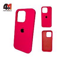 Чехол Iphone 15 Pro Max Silicone Case, 47 ярко-розового цвета