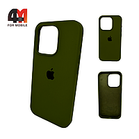 Чехол Iphone 15 Pro Max Silicone Case, 48 болотного цвета