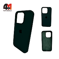 Чехол Iphone 15 Pro Max Silicone Case, 49 темно-бирюзового цвета