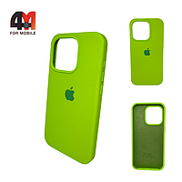 Чехол Iphone 15 Pro Max Silicone Case, 60 неонового цвета