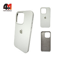 Чехол Iphone 15 Pro Max Silicone Case, 9 белого цвета
