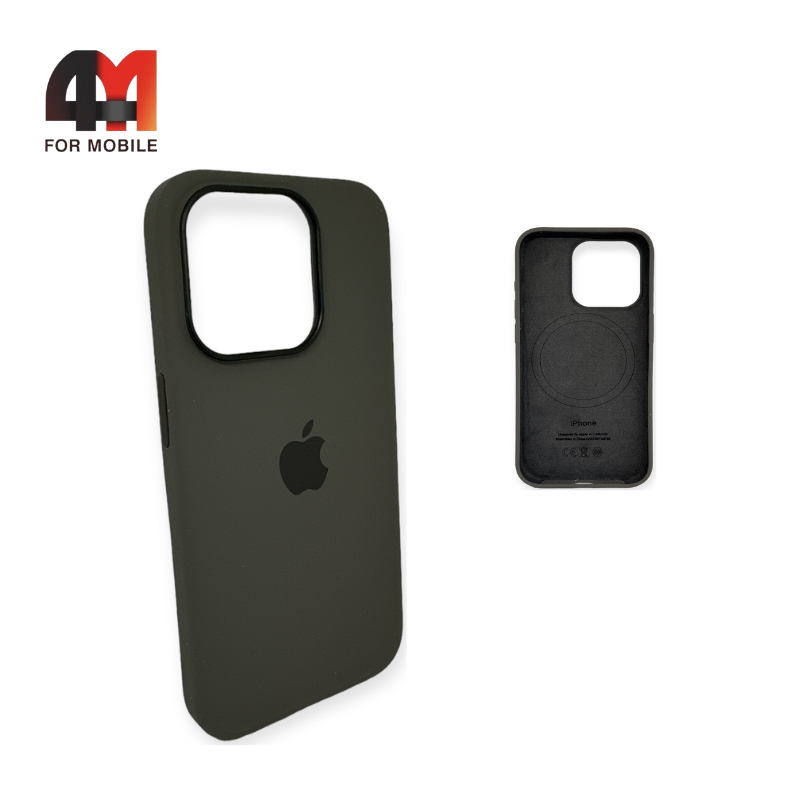 Чехол Iphone 15 Pro Max Silicone Case Premium + MagSafe, Clay - фото 1 - id-p226620103