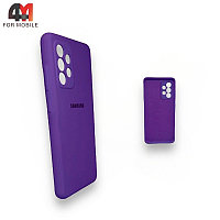 Чехол для Samsung A53 5G Silicone Case, фиолетового цвета