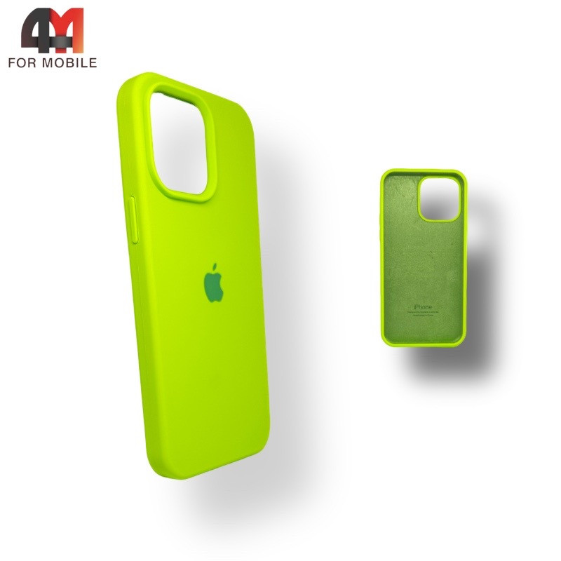 Чехол Iphone 14 Pro Silicone Case, 60 неонового цвета - фото 1 - id-p226617208