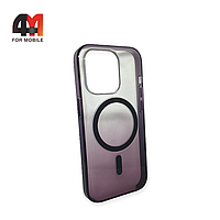 Чехол Iphone 14 Pro Clear Case Premium + MagSafe, с градиентом фиолетового цвета