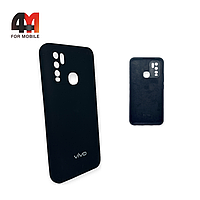 Чехол Vivo Y30/Y50 Silicone Case, черного цвета