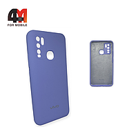 Чехол Vivo Y30/Y50 Silicone Case, лавандового цвета