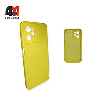 Чехол Realme C35 Silicone Case, желтого цвета