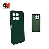 Чехол Huawei Honor X8a Silicone Case, темно-зеленого цвета