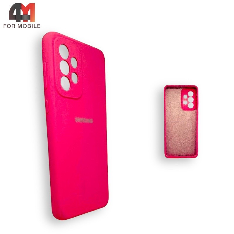 Чехол для телефона Samsung A33 5G Silicone Case, ярко-розового цвета - фото 1 - id-p226618429