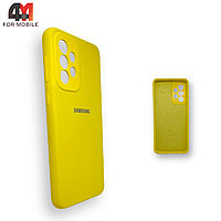Чехол для телефона Samsung A33 5G Silicone Case, желтого цвета