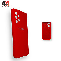 Чехол для телефона Samsung A33 5G силикон, Silicone Case, красный