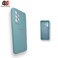 Чехол для телефона Samsung A33 5G Silicone Case, ментолового цвета