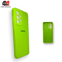 Чехол для телефона Samsung A33 5G Silicone Case, неонового цвета