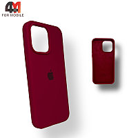 Чехол Iphone 14 Pro Max Silicone Case, 36 рубинового цвета